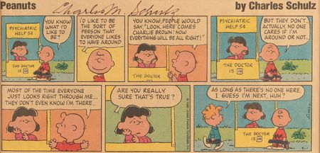 Lot #548 Charles Schulz Signed Peanuts Comic Strip - Image 2