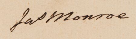 Lot #74 James Madison and James Monroe Document Signed - Image 5