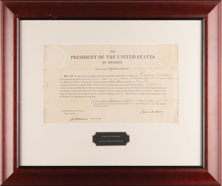Lot #74 James Madison and James Monroe Document Signed - Image 6