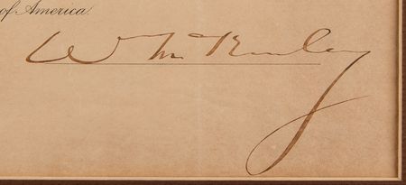 Lot #78 William McKinley Document Signed - Image 3