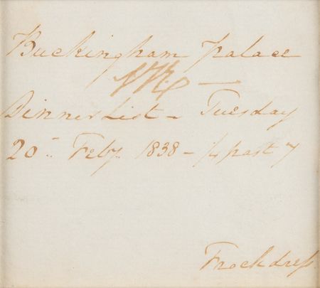Lot #216 Queen Victoria Signature - Image 2