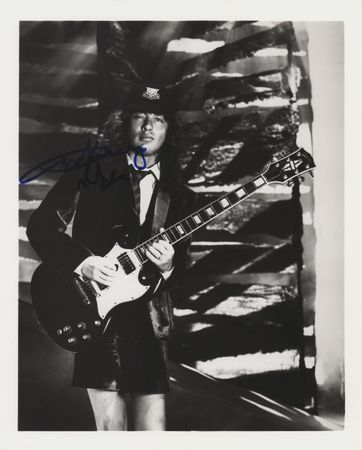AC/DC: Angus Young Signed Photograph | RR Auction