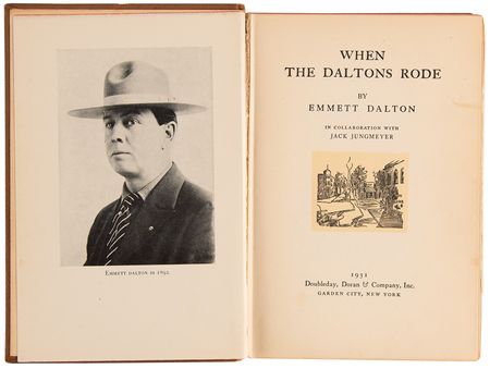 Lot #149 Emmett Dalton Typed Letter Signed on His Book, 'When the Daltons Rode' - Image 3