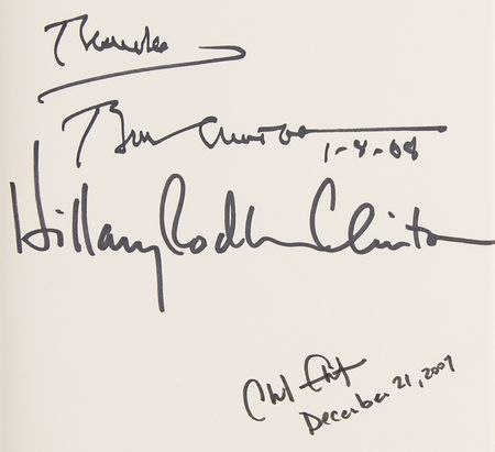 Lot #36 Bill, Hillary, and Chelsea Clinton Signed Book - Giving - Image 2