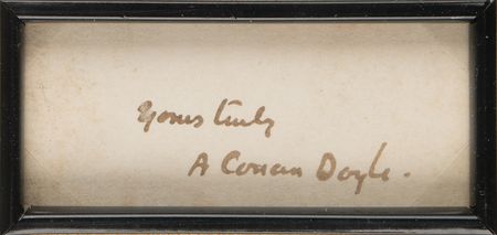 Lot #645 Arthur Conan Doyle Signature - Image 2