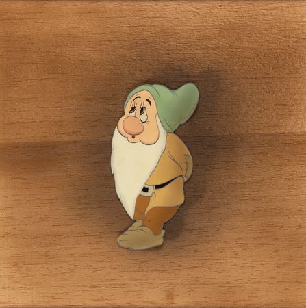 Lot #350 Bashful production cel from Snow White and the Seven Dwarfs - Image 1