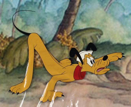 Lot #438 Pluto production cel from an early Disney cartoon - Image 3