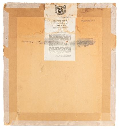 Lot #368 Pinocchio and seahorses production cel from Pinocchio - Image 3