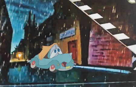 Lot #477 Susie production cel from Susie the Little Blue Coupe - Image 4