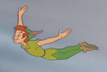 Lot #379 Peter Pan production cel and production background from Peter Pan - Image 2
