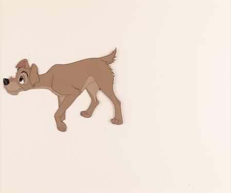 Lot #484 Tramp production cel from Lady and the Tramp - Image 2