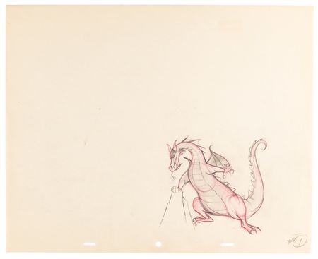 Lot #487 Maleficent production drawing from Sleeping Beauty - Image 1