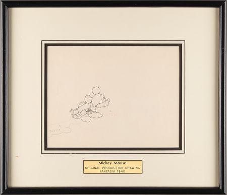 Lot #364 Mickey Mouse production drawing from Fantasia - Image 1