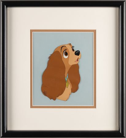Lot #482 Lady production cel from Lady and the Tramp - Image 1