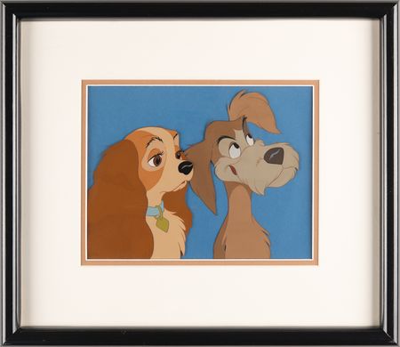Lot #382 Lady and Toughy production cels from Lady and the Tramp - Image 1