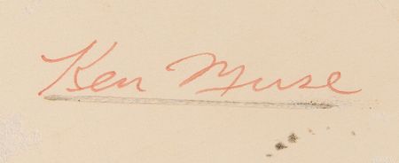 Lot #405 Tom and Jerry oversized hand-painted 1951 Christmas Card presented to Fred Quimby, signed by (70+) MGM animation department employees including Bill Hanna, Joe Barbera, Tex Avery, and more - (27˝ x 34.5˝) - Image 5