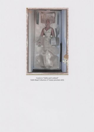 Lot #851 Edith Head Signed Original Costume Sketch for Jill Clayburgh in Gable and Lombard - Image 4