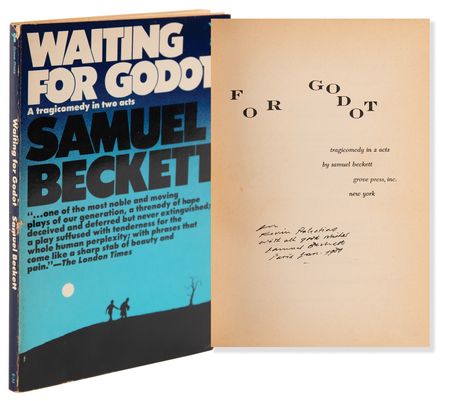 Lot #625 Samuel Beckett Signed Book - Waiting for
