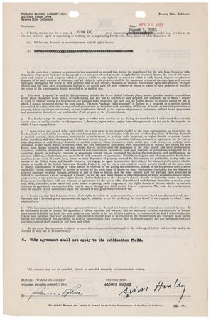 Lot #665 Aldous Huxley Twice-Signed Document - Image 2