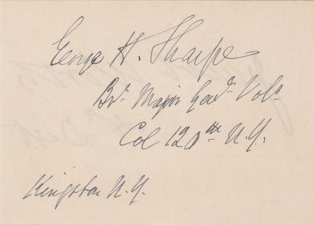 Lot #241 Civil War Autograph Collection: (20) Generals, Officers, and Politicians - Image 11