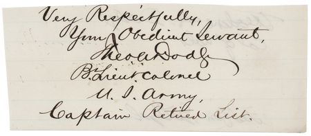Lot #241 Civil War Autograph Collection: (20) Generals, Officers, and Politicians - Image 7