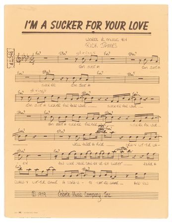 Lot #766 Rick James (4) Sheet Music Booklets for Teena Marie - Image 2