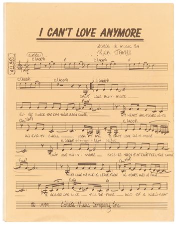 Lot #766 Rick James (4) Sheet Music Booklets for Teena Marie - Image 4