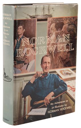 Lot #337 Norman Rockwell Signed Book - My Adventures as an Illustrator - Image 3