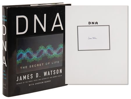 Lot #169 DNA: James D. Watson Signed Book - DNA: The Secret of Life - Image 1