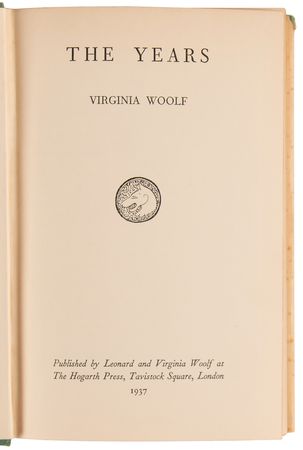 Lot #697 Virginia Woolf: The Years (First Edition) - Image 2