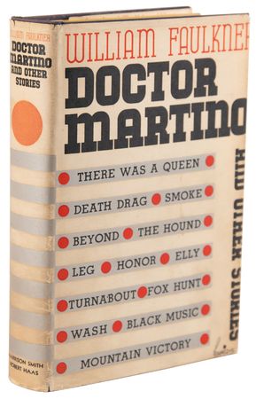 Lot #647 William Faulkner: Doctor Martino (First Edition) - Image 1