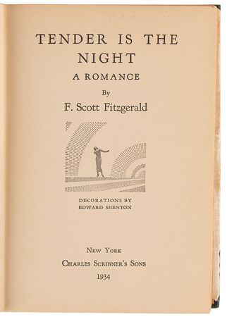 Lot #653 F. Scott Fitzgerald: Tender Is the Night (First Edition) - Image 2