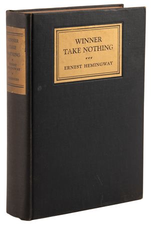 Lot #661 Ernest Hemingway: Winner Take Nothing (First Edition) - Image 1