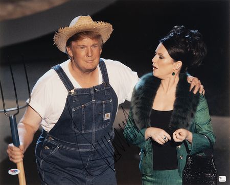 Lot #105 Donald Trump Signed Oversized Photograph - Image 1