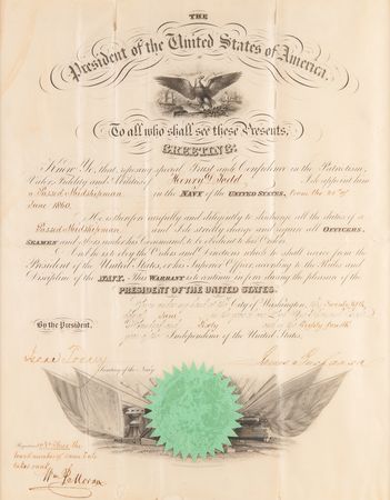 Lot #23 James Buchanan Document Signed as President - Image 2