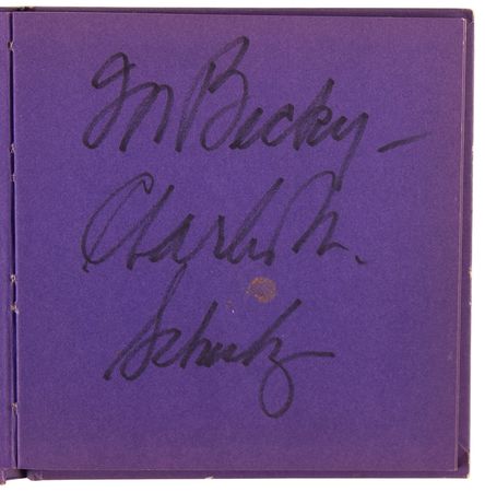 Lot #543 Charles Schulz Signed Book - Happiness Is a Sad Song - Image 4