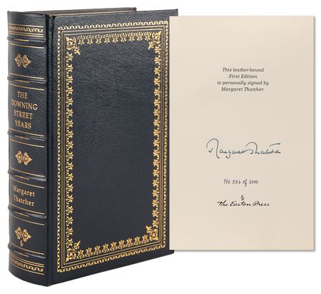 Lot #224 Margaret Thatcher Signed Book - The Downing Street Years (Ltd. Ed. #556/2000) - Image 1