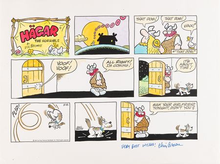 Lot #417 Cartoonists (6) Signed Items - Image 2