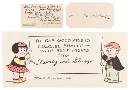 Lot #417 Cartoonists (6) Signed Items - Image 4