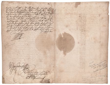 Lot #162 Charles VI, Holy Roman Emperor Letter Signed - Image 2