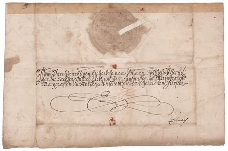 Lot #162 Charles VI, Holy Roman Emperor Letter Signed - Image 3