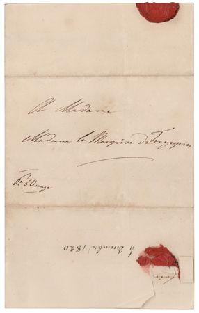 Lot #191 King William II of the Netherlands Autograph Letter Signed - Image 3