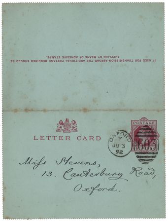 Lot #584 Charles L. Dodgson Autograph Letter Signed, Arranging an Outing to 