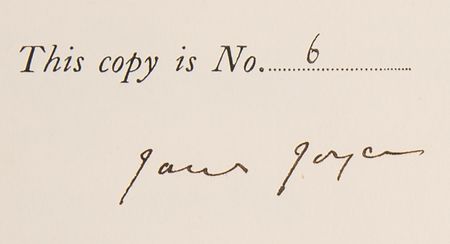 Lot #597 James Joyce Signed Book - Ulysses (Ltd. Ed. #6/100, Published by The Bodley Head in 1936) - Image 2