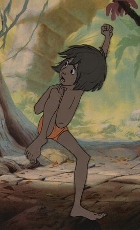 Lot #491 Mowgli production cel from The Jungle Book - Image 1