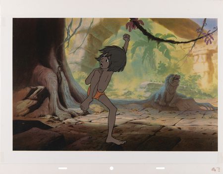 Lot #491 Mowgli production cel from The Jungle Book - Image 2