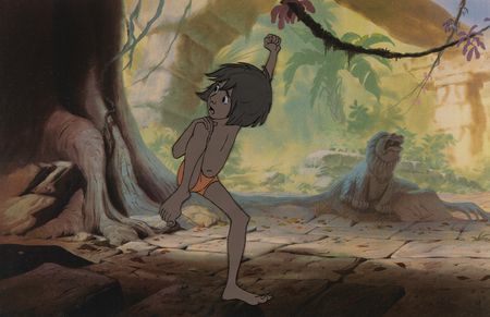 Lot #491 Mowgli production cel from The Jungle Book - Image 3