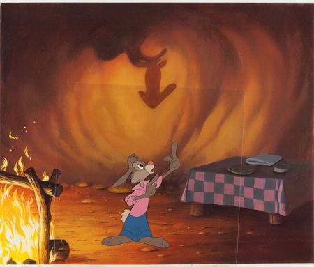 Lot #378 Br'er Rabbit production cel from Song of the South - Image 2