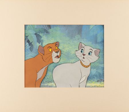 Lot #493 Thomas O'Malley and Duchess production cel from The Aristocats - Image 1