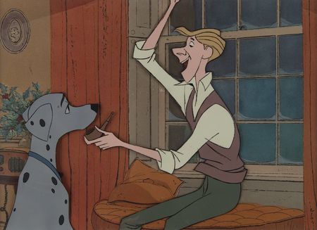Lot #386 Perdita and Roger Radcliffe production cels from One Hundred and One Dalmatians - Image 2